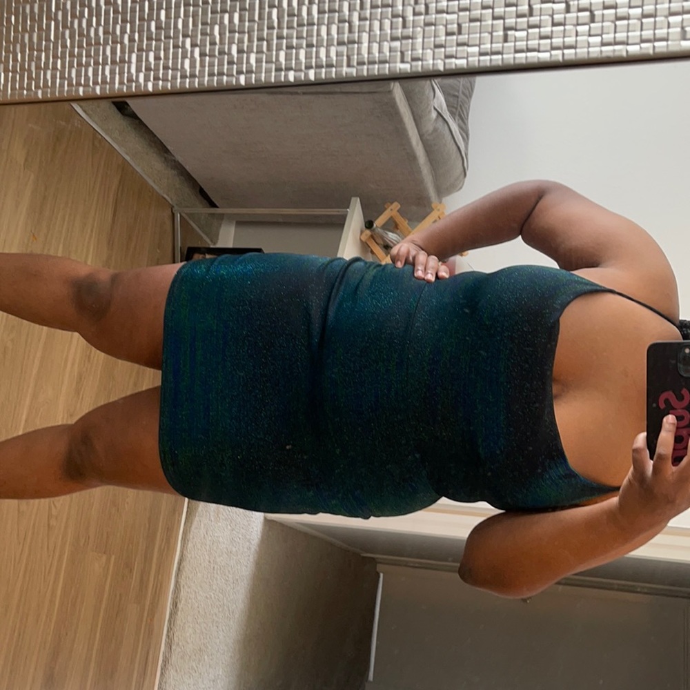 Cowl neck dress